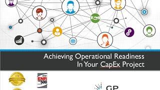 Webinar | Achieving Operational Readiness in Your CAPEX Project