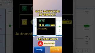 Shot instruction Keyence PLC Short #automation #shorts #keyence #youtube #shortvideo #tutorial #plc