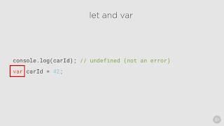 Javascript - Difference Between Let and Var