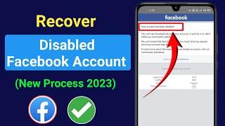 How To Recover Disabled Facebook Account 2023 | Your Account Has Been Disabled Problem Solution