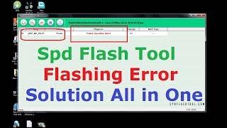 SPD FLASH TOOL BKF NV ERROR & Solution All In One Tested 100% Working