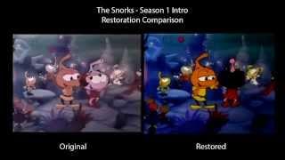 The Snorks - Season 1 Intro Sequence (Restoration Comparison)