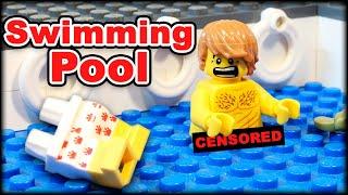 LEGO Pim in Swimming Pool 2 (Stop Motion)