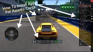 How To Install Apps For Assetto Corsa