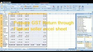 How to Prepare GST Return through Flipkart seller Excel sheet