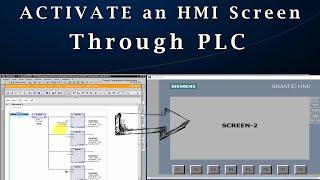 Change HMI Screen From PLC || SIEMENS WinCC Tia Portal