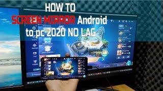 How to mirror android screen to pc 2020 with USB no lag