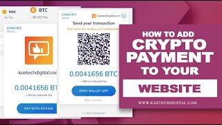 How to Add Cryptocurrency Payment to your Website