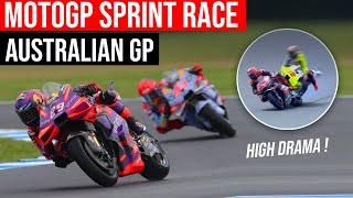 Sprint Race Results - Live Race MotoGP Today | AustralianGP #sprintrace