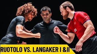 BJJ Mastery  Kade Ruotolo vs. Tommy Langaker I & II | Full Fights