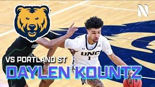 Daylen Kountz 36 PTS (career-high) 4 for 6 on 3-pointers 7 REBS 2 AST vs Portland State