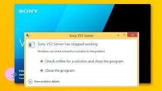 How to fix "Sony VST Server has stopped working" VEGAS Pro error