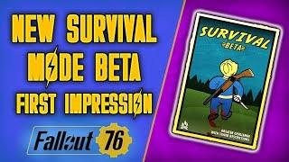 Fallout 76 Survival Mode Beta | First Impressions