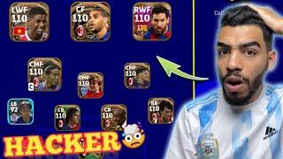 OMG!! I PLAYED VS A HACKER  in Efootball 23 mobile | All players 110 rating