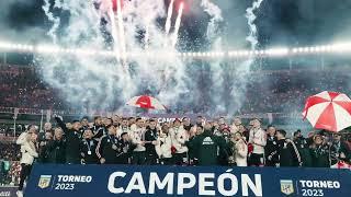 ¡ACÁ ESTÁ EL CAMPEÓN!  River levanta el trofeo de la Liga Profesional 2023