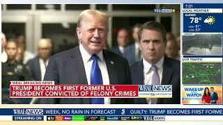 Reactions to Trump's Conviction to Felony Crimes; Convictions threaten Trump's lead in NC
