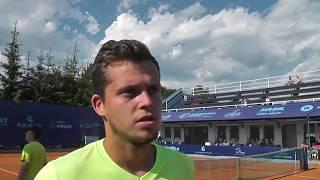 Poprad Tatry Challenger 2017 1R, interview, Adam PAVLASEK (CZE) - Peter VAJDA (SVK) 6-2 6-1