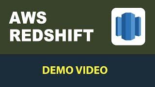 AWS RedShift Online Training  Recorded Demo  Session by Visualpath