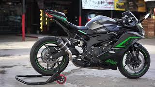 CHECK SOUND LEOVINCE GP Corsa Evo Short SLIP-ON Kawasaki ZX25R 2023  by REVSMOTOSHOP