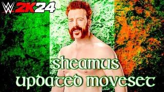 WWE 2K24 | Sheamus Updated Moveset + Realistic Base Superstar Settings