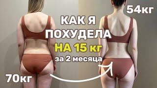 КАК ПОХУДЕТЬ НА 15 КГ за 2 месяца. Моя история РПП и СОВЕТЫ