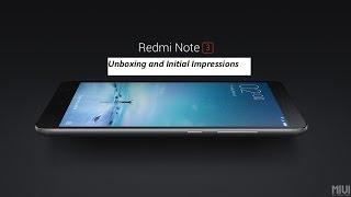 Xiaomi Redmi Note 3 Unboxing and initial impressions