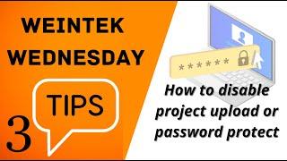 3: How to disable project upload or password protect your EasyBuilder Pro project - Weintek USA