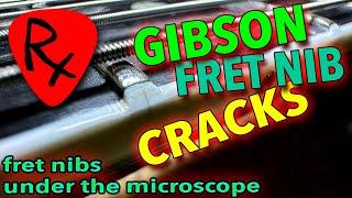 Fret Nib Cracks on a Gibson Howard Roberts Fusion