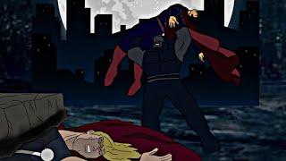 Darkseid Invades||Superman & Thor vs Darkseid||Crossover||Fight||Animation