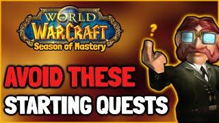 DONT DO THESE QUESTS in Classic WoW Season of Mastery