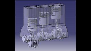 Catia V5 - Motor Çizimi - Montaj