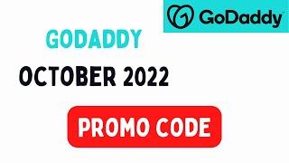 NEW! GoDaddy Promo Code October 2022  Coupon Code  Discount Code