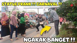 Prank Patung Hidup Kocak..!! Statue Prank Awesome Reaction Funniest...!!