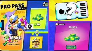 ÜCRETSİZ ELMAS, BRAWL PASS ŞANSI! - Brawl Stars Canlı Yayın