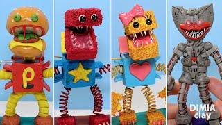 Compilation Making Boxy Boo, Box She Boo, Boxy Boo Hamburger and Robot Huggy Wuggy | Dimia clay