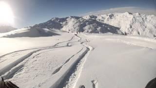 Freeride ski and snowboarding in the french Alps 2014