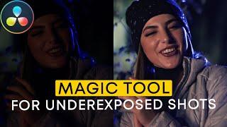 This Tool Can Fix ANY Underexposed Shot - No Exceptions!! DaVinci Resolve Tutorial