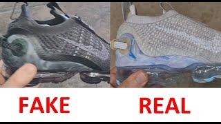 Nike Air Vapormax 20 real vs fake. How to spot fake Nike Vapormax 2020