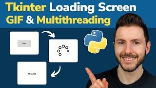 Python Tkinter Loading/Splash Screen Using a GIF & Multithreading to Run a Task in Background