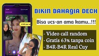 Aplikasi video call gratis bisa kenalan sama host indo..!!! apk vcs gratis 2024 no coin terbaru