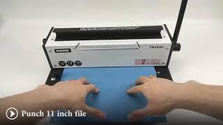 RAYSON TD1202 & TD-1200 Wire Binding Machine Using Video