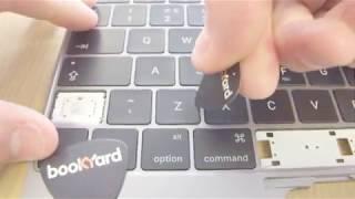 Keycap and butterfly clip removal on Apple Retina MacBook and MacBook Pro 2016-2019