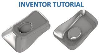 Inventor Tutorial #269 | 3D Surface Design Model | Plastic Product Design