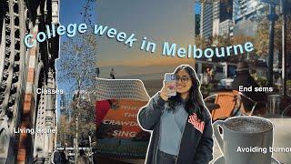 College Week as a 1st yr International student | study vlog (peak productivity lol)