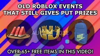 OLD ROBLOX EVENTS THAT STILL WORKS! (65+ Free Items) September 2022