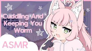 [ASMR] Foxgirl Cuddles You And Keeps You Warm ~ Soft Spoken ASMR