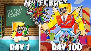 I Survived 100 Days as MISTER DELIGHT in Minecraft!