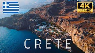 CRETE 4K - Scenic Greece - Relaxing Drone Footage