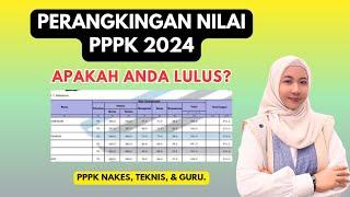 HASIL PERANGKINGAN NILAI PPPK 2024 BERDASARKAN SKALA PRIORITAS #pppk #pppk2024