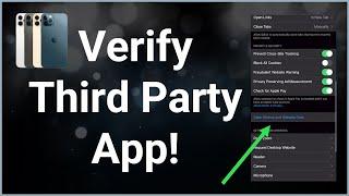 How To Fix Unable To Verify Third Party App On iPhone
